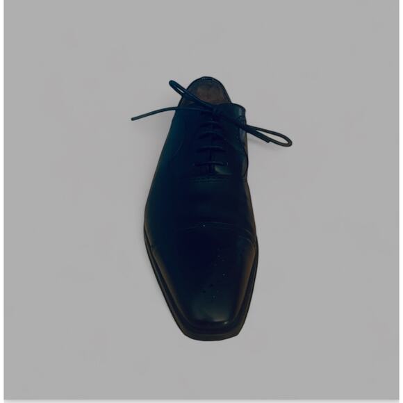 Magnanni Black Leather Dress Shoes | Size 11 - Picture 5 of 11